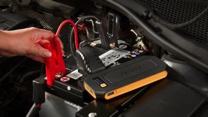 Review this instruction manual and the instructionsafety manual provided by the manufacturer of the vehicle being jump started. . Halfords 2l jump starter instructions
